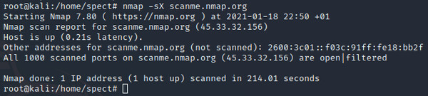 Nmap TCP Xmas Scan